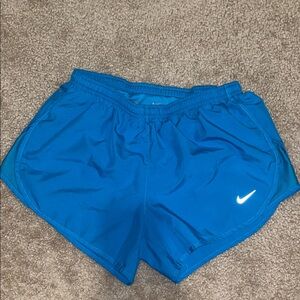 Nike Women's Vibrant Blue Athletic Shorts